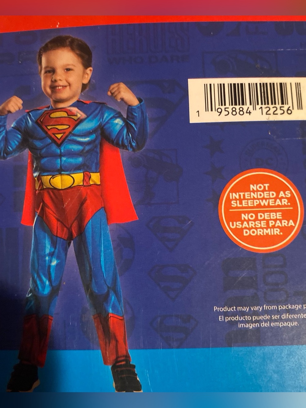 Superman Toddlers boys Costume - New (2T) - Picture 2 of 5